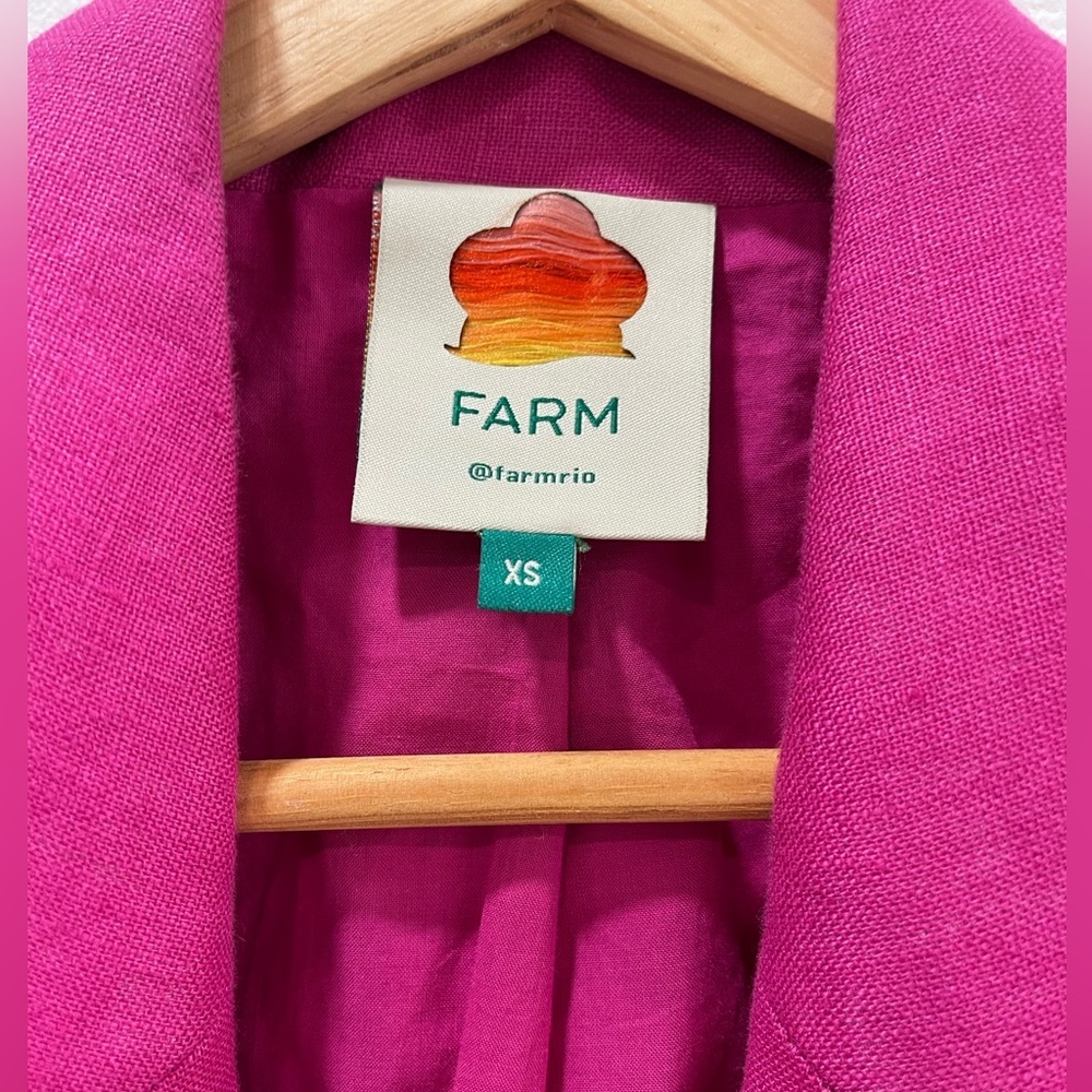 FARM Rio Fuchsia Pink Blazer - Picture 2 of 5